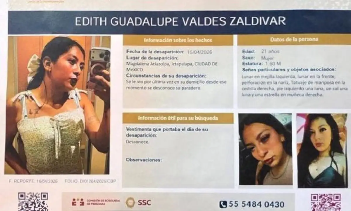 Causa de muerte de Edith Guadalupe es revelada por la FGJ de CDMX