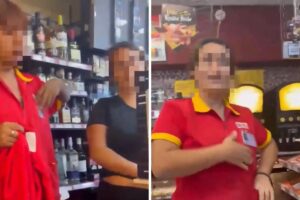 Exhiben a cajera de Oxxo usa tarjeta de clienta que la olvidó