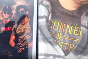 camiseta con mensaje de Columbine