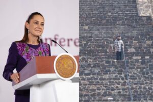 Sheinbaum reaccionó al ataque en Teotihuacan