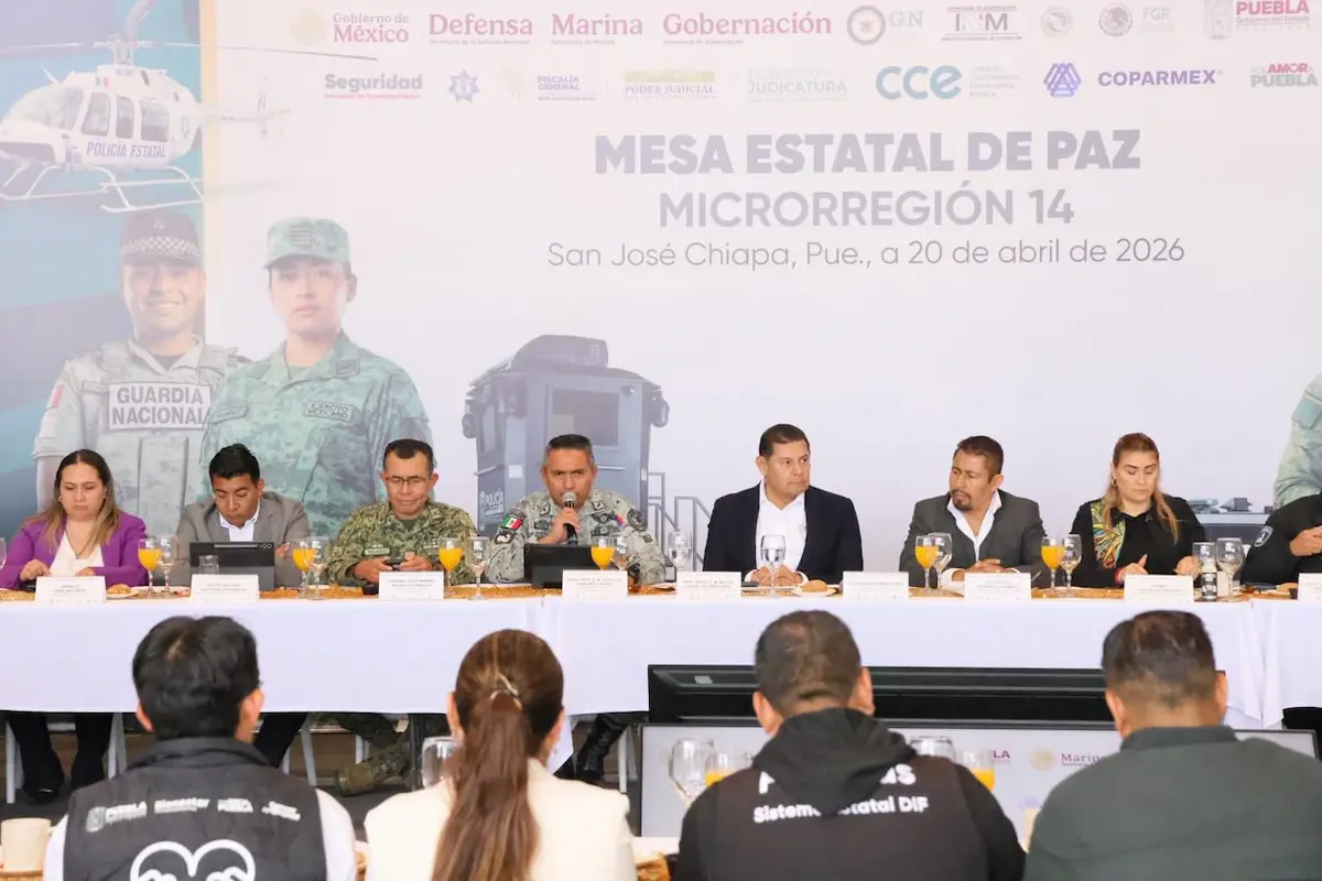 En coordinación, órdenes de gobierno y Fuerzas Armadas fortalecen seguridad en Microrregión 14 
