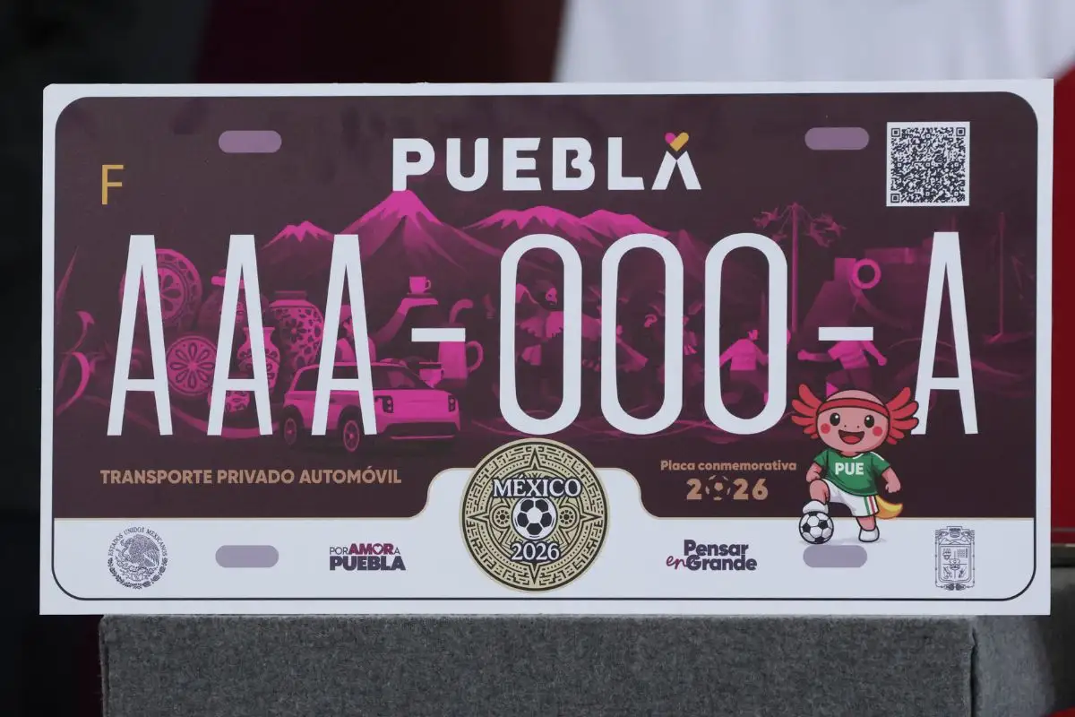 Lanzan placas conmemorativas del Mundial 2026 en Puebla