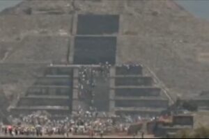 Así captó Webcams de México el momento del ataque en Teotihuacán