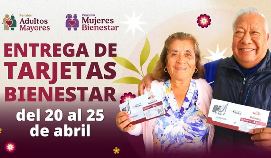 Inicia entrega de tarjetas del Bienestar para mujeres y adultos mayores