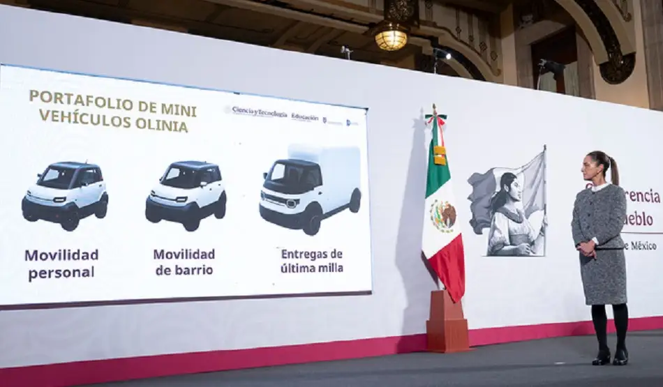 Olinia que se fabricará en Puebla ya no costará 90 mil pesos