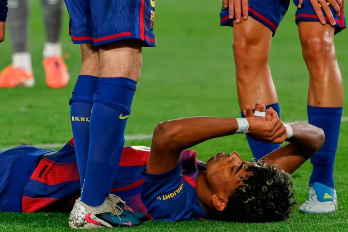 Confirman lesión de Lamine Yamal y estos partidos se pierde