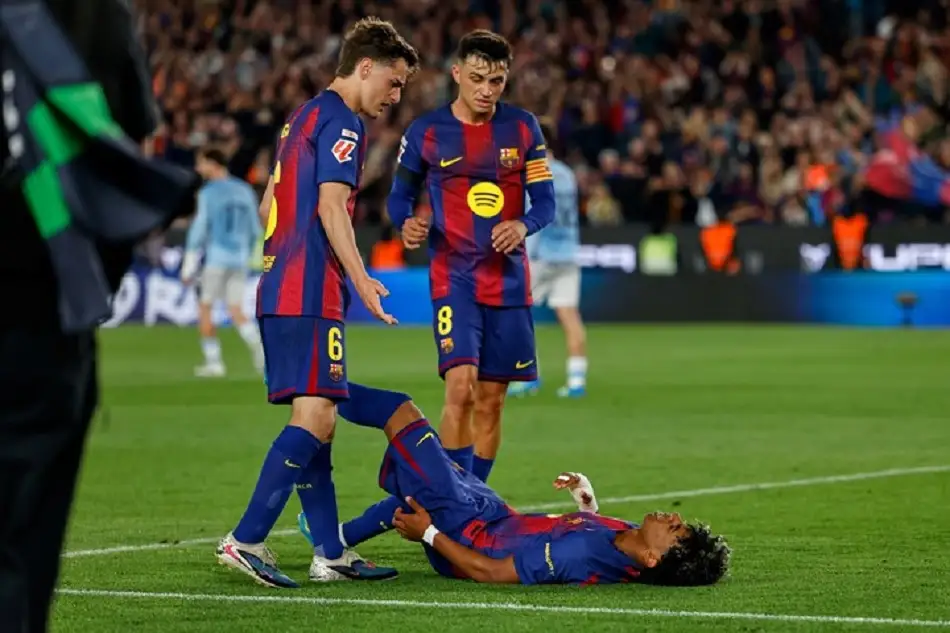 Confirman lesión de Lamine Yamal y estos partidos se pierde