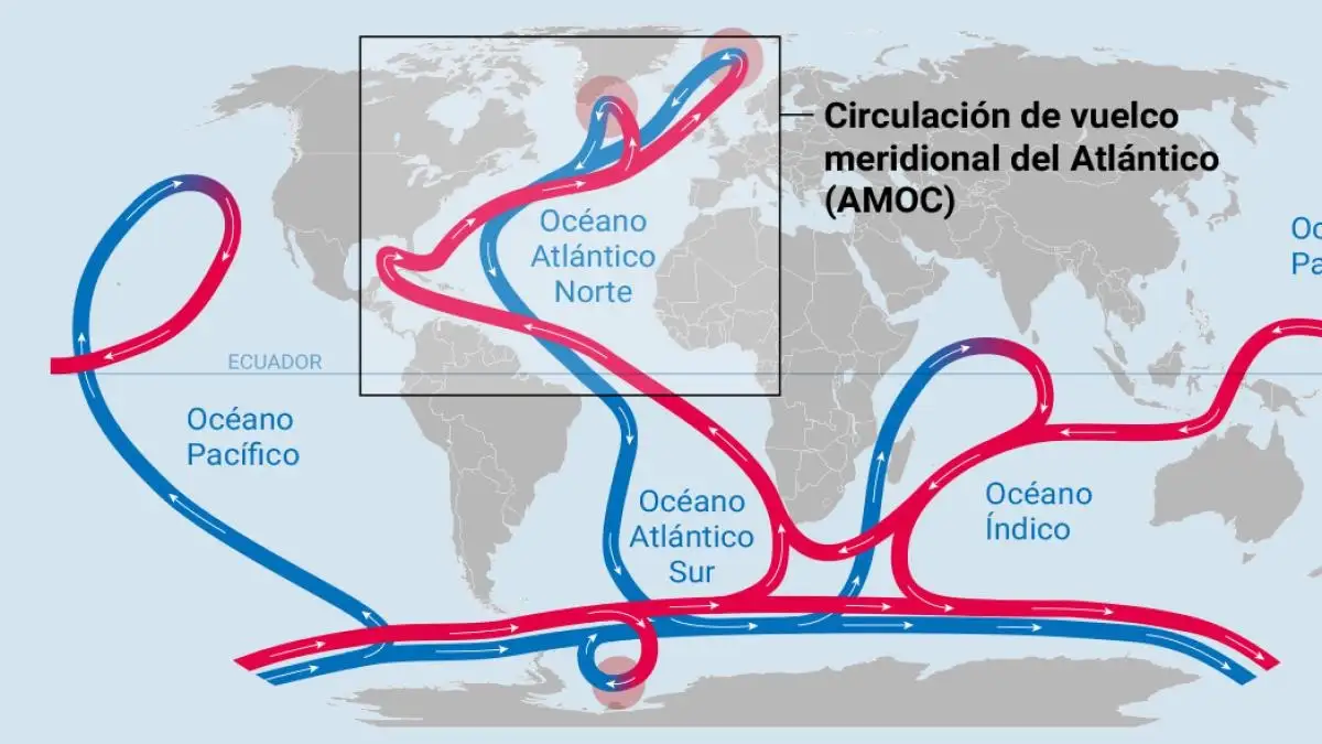 ¿Por qué está en peligro la corriente del Atlántico Norte?