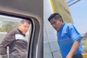 VIDEO: Chofer de la ruta 72A agrede a conductor de DiDi en Puebla