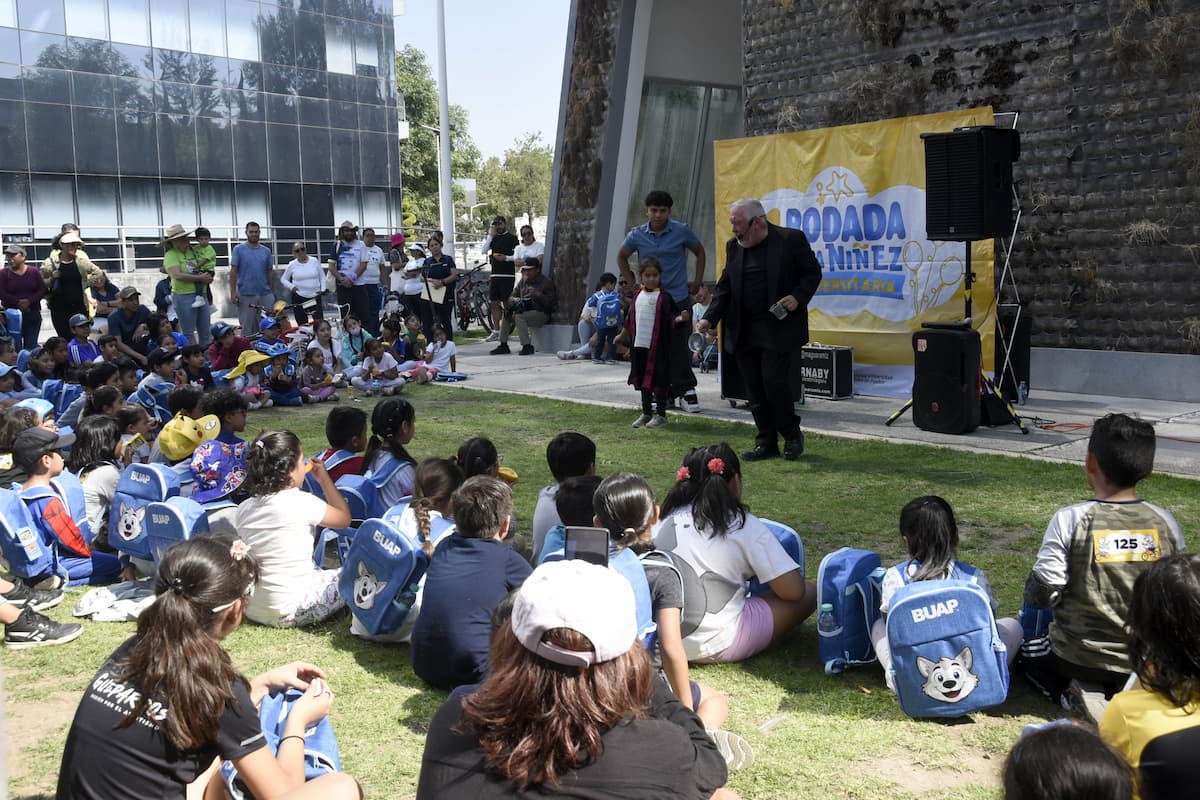 BUAP celebró su Primera Rodada de la Niñez Universitaria 2026