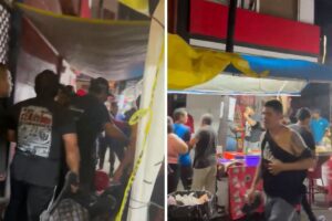 Riña afuera de la Arena Puebla: entre varios golpean a un hombre