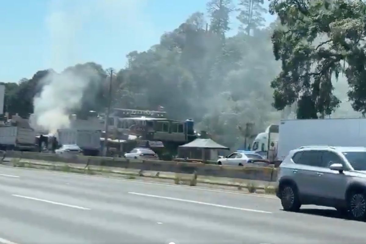 Se desata balacera en la México Puebla hoy martes 28 de abril