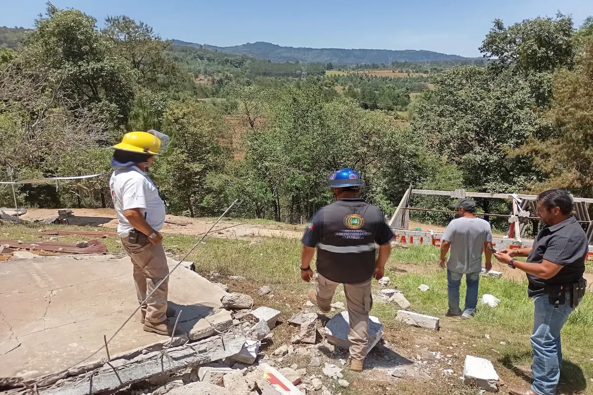 Estallido en taller de pirotecnia en Zacatlán