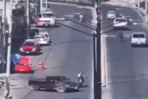 Choque en la Teziutlán-Acajete: camioneta embiste a moto