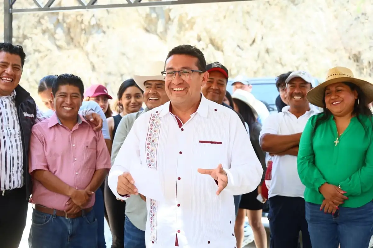 Pável Gaspar encabeza jornada de inauguración de Obras Comunitarias en la Mixteca poblana