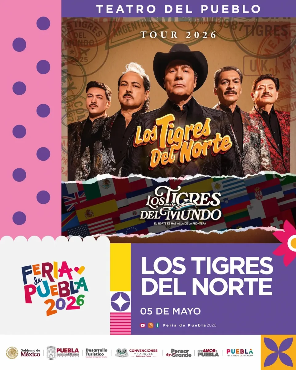 fans de los Tigres del Norte hacen fila en la Feria de Puebla y denuncian apartado de lugares