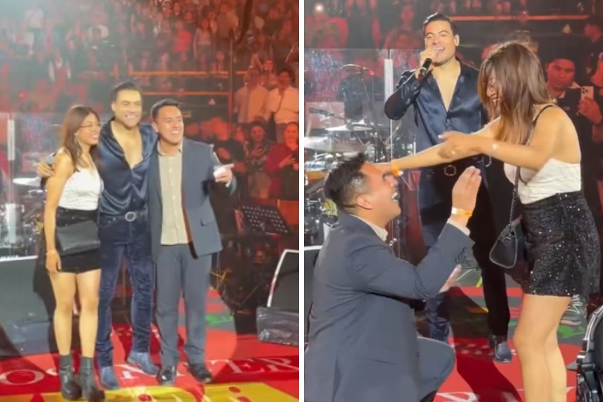 Hay propuesta de matrimonio en concierto de Carlos Rivera en la Feria