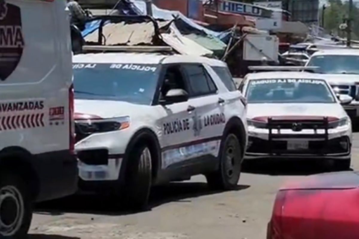 Balacera en Mercado Morelos deja un niño herido y detenidos