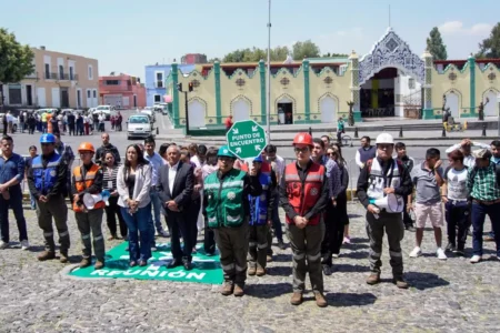 Así fue participación en Puebla del primer Simulacro Nacional 2026
