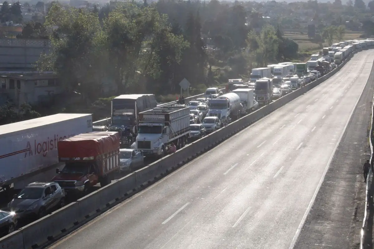 Cierran la autopista México-Puebla hoy en este punto