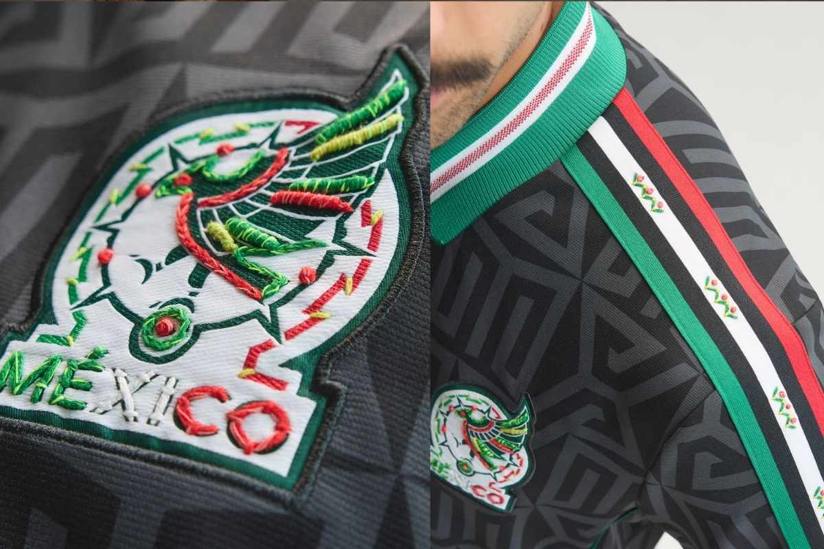 Artesanas de Puebla bordan la nueva playera de México