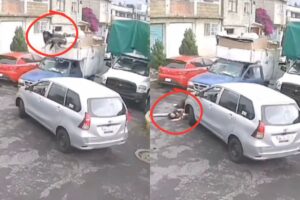 VIDEO: Niño de 12 años y su madre salen proyectados de camioneta tras choque en Tláhuac; responsable huyó