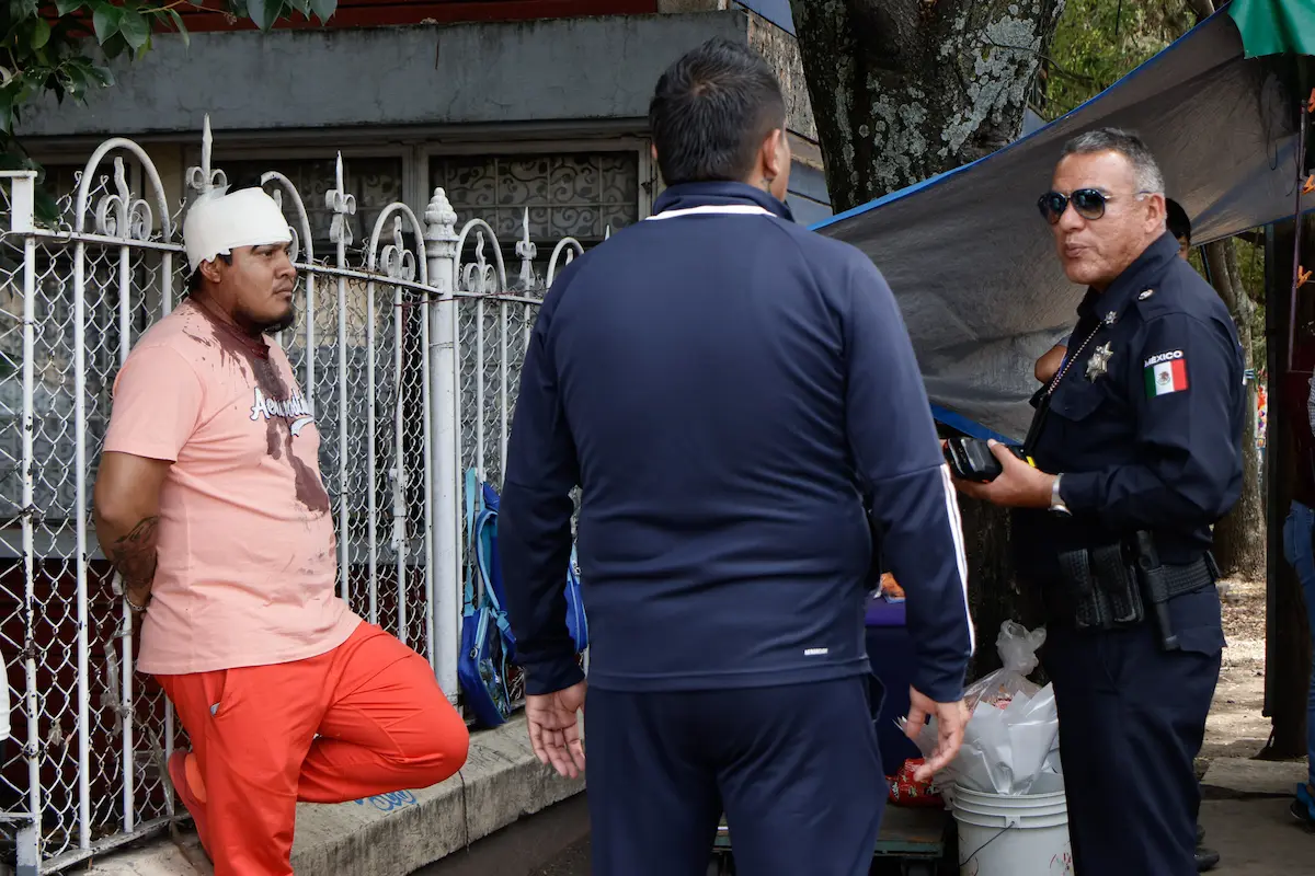 Riña en el Parque de las Ninfas entre comerciantes deja dos lesionados