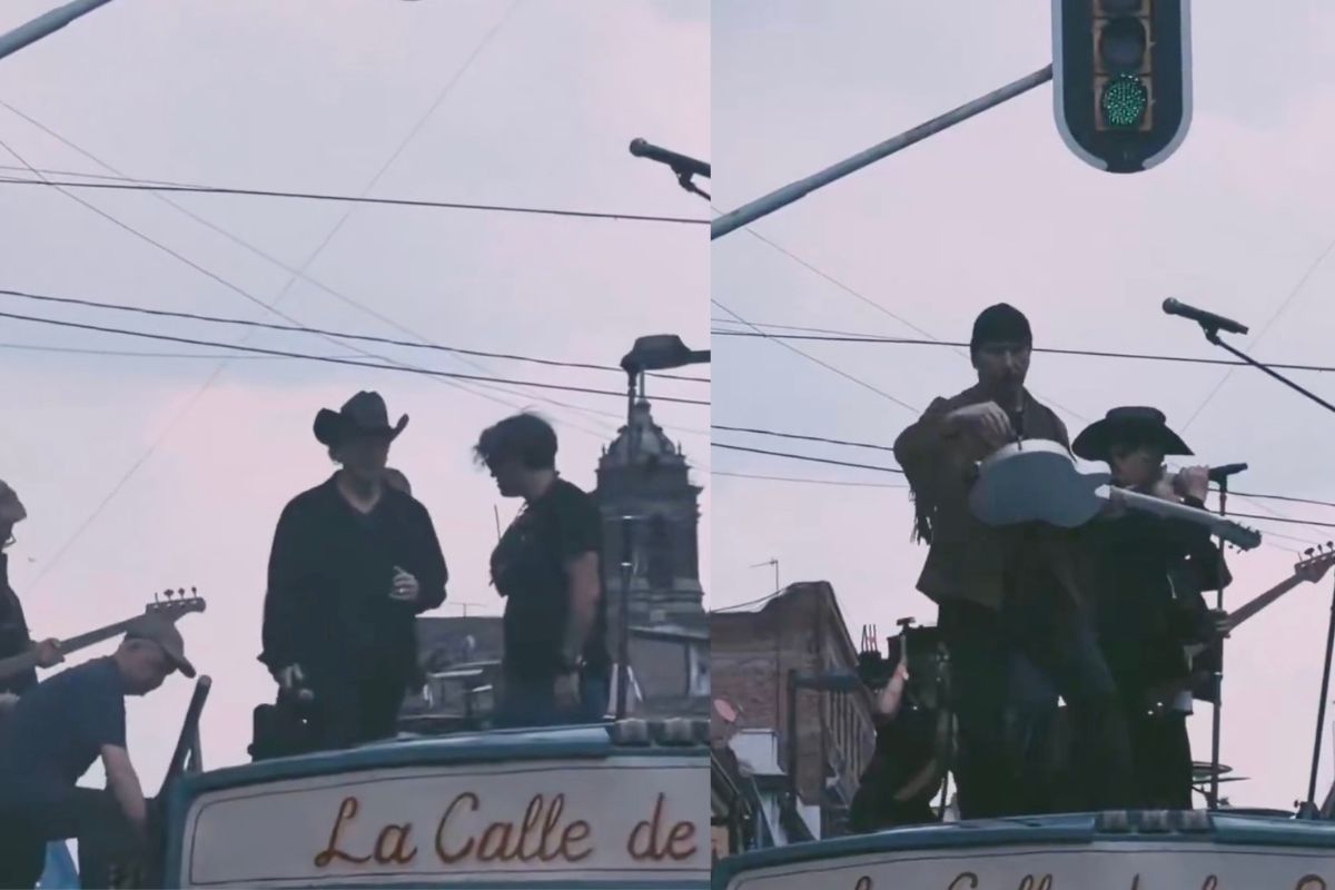 U2 en CDMX: Así fue la grabación de su video musical en el Centro Histórico
