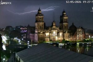 Así se vio la tormenta en la CDMX