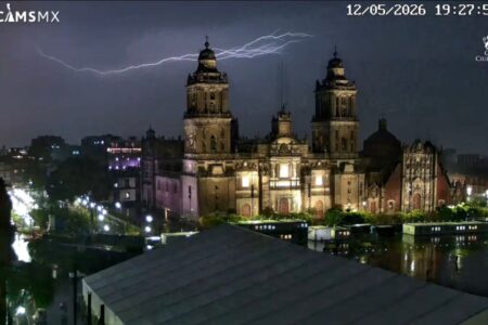 Así se vio la tormenta en la CDMX