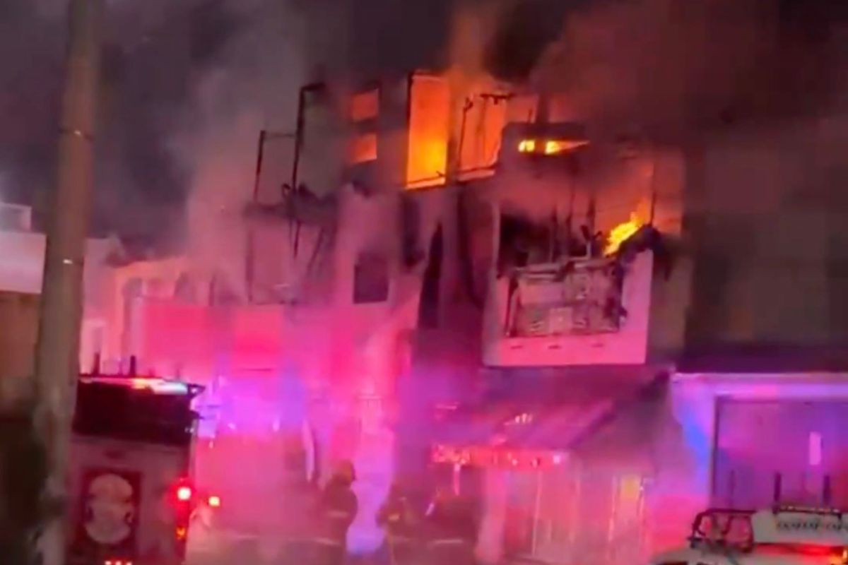 Se registra fuerte incendio en Momoxpan