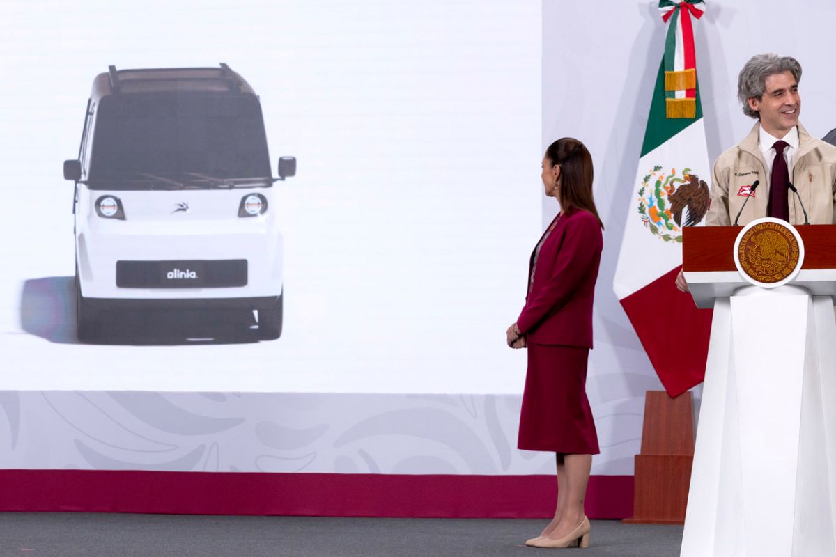 Así se ve el primer auto Olinia 100% eléctrico y mexicano