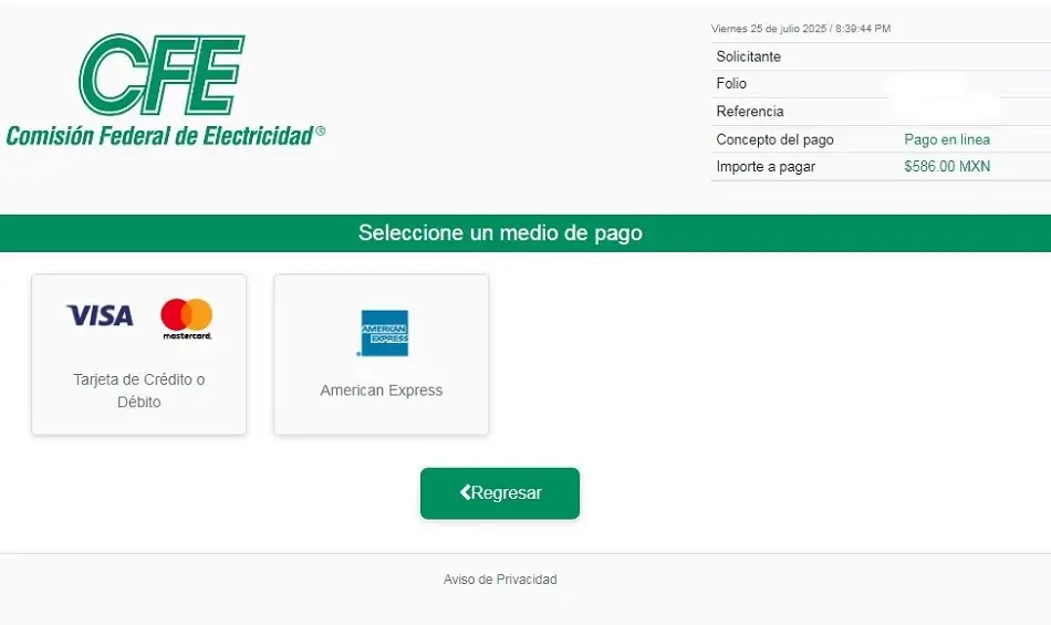 Así puedes pagar el recibo de luz en internet e imprimirlo