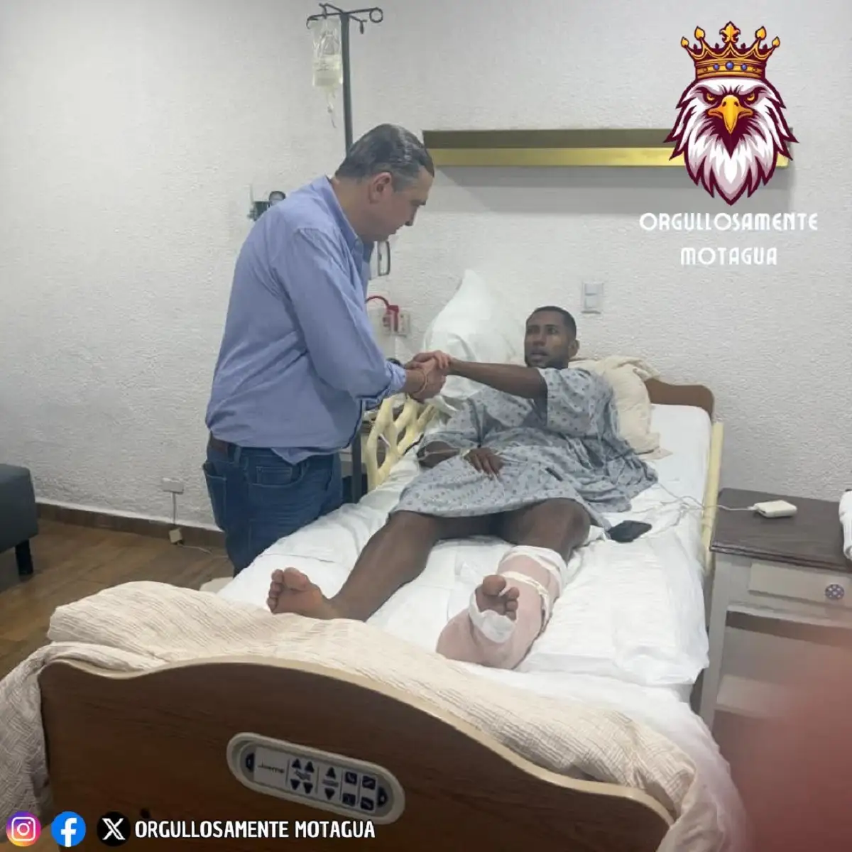 Lesión de Romario Da Silva: futbolista sale de cirugía y así está