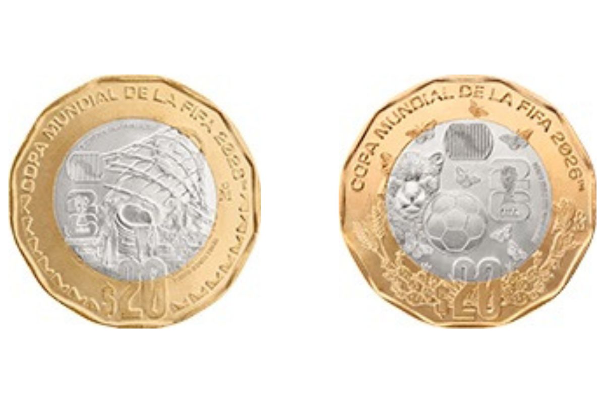 Así son las monedas conmemorativas del Mundial 2026 con diseños de CDMX, Guadalajara y Monterrey