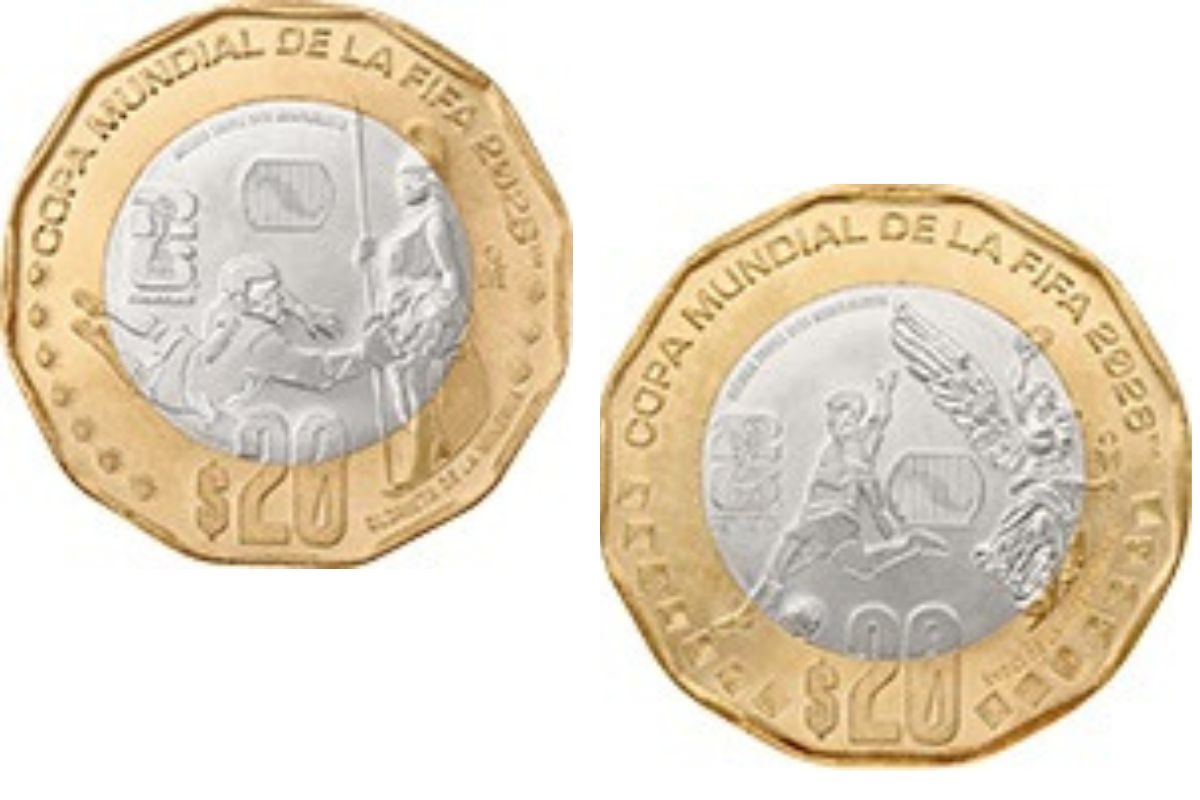 Así son las monedas conmemorativas del Mundial 2026 con diseños de CDMX, Guadalajara y Monterrey