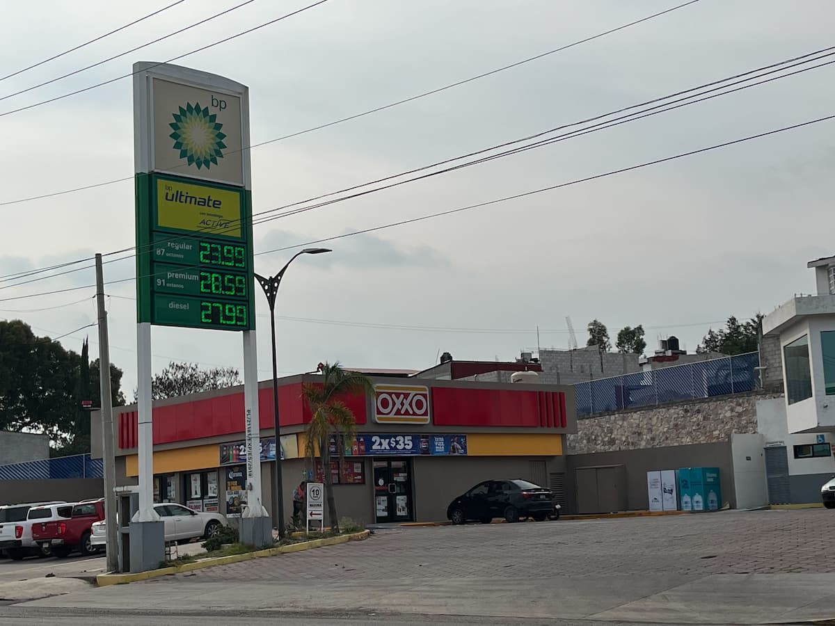Precio de la gasolina en Puebla