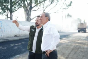 Impulsa Pepe Chedraui mejores vialidades con el Tren Capitalino de Pavimentación
