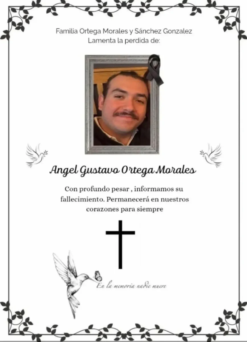 Ángel Gustavo Ortega salió a trabajar y no volvió