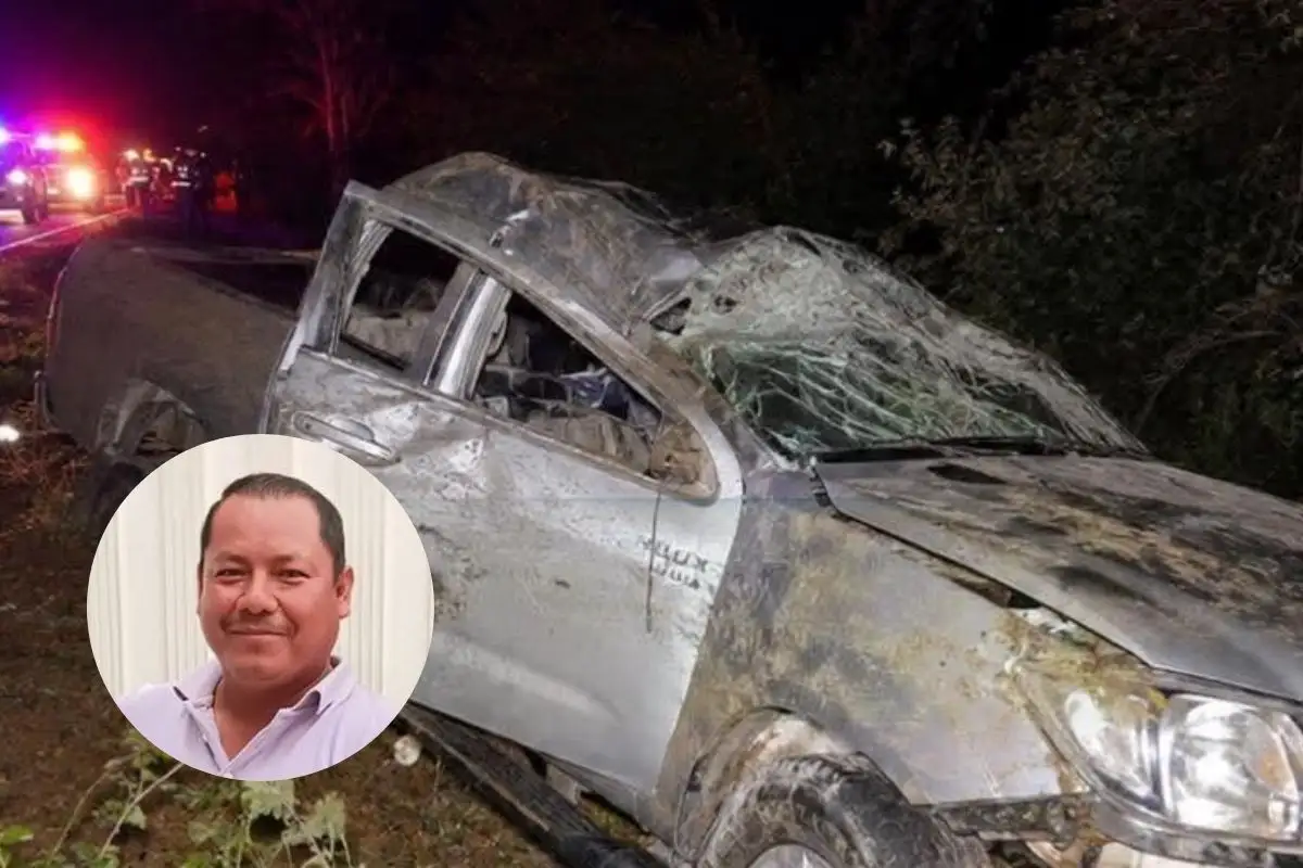Alcalde de Ahuatlán sufre accidente automovilístico