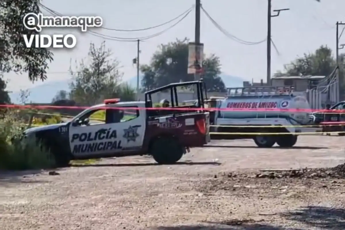 Hallan cadáver en la colonia El Carmen de Amozoc calcinado