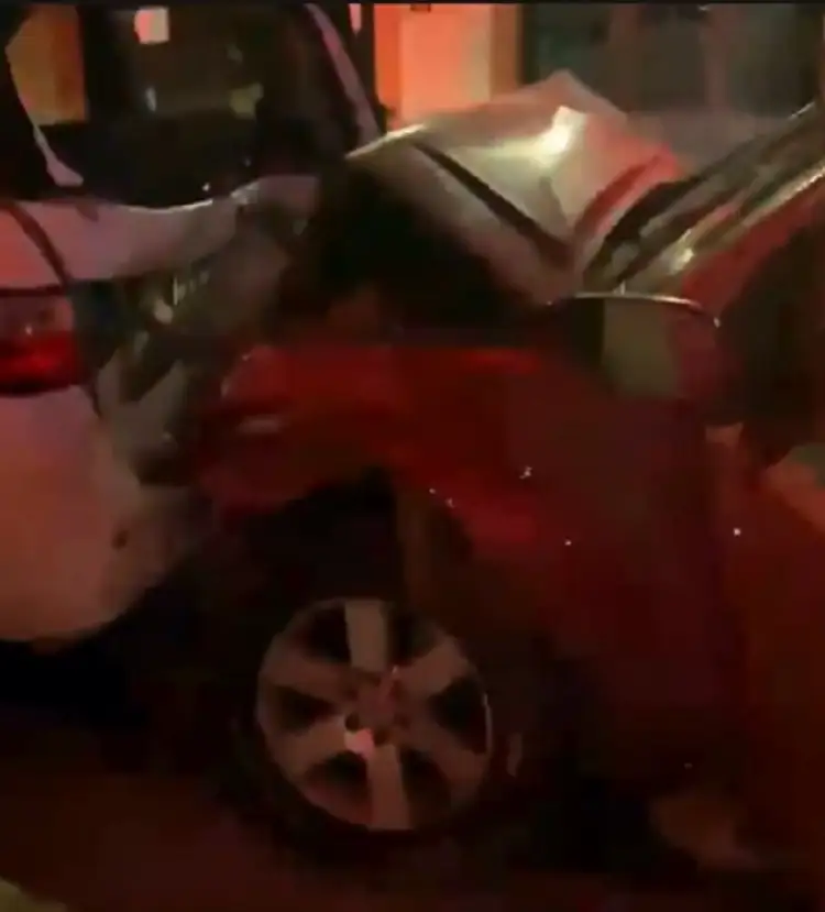 Conductor borracho provoca choque múltiple en Atlixco
