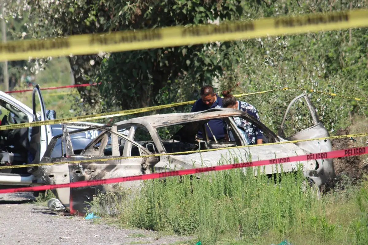 Hallan cadáver en la colonia El Carmen de Amozoc calcinado