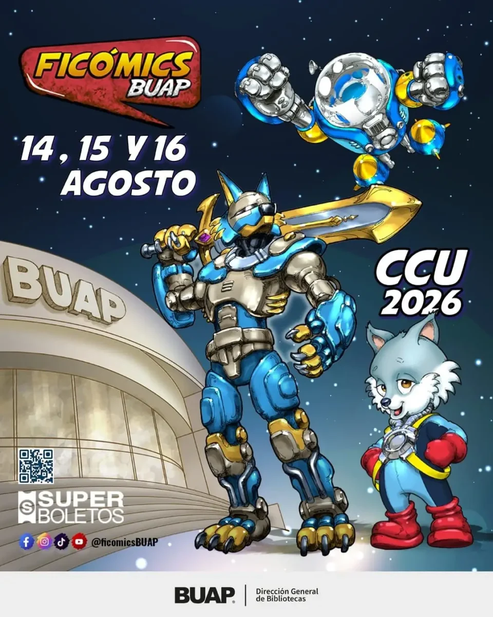 Cristina Hernández en FICÓMICS BUAP 2026: fecha y hora