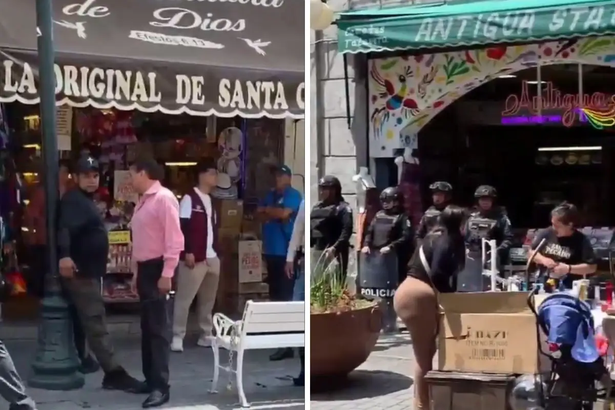 Retiran a ambulantes de la Calle de los Dulces por invadir vía pública