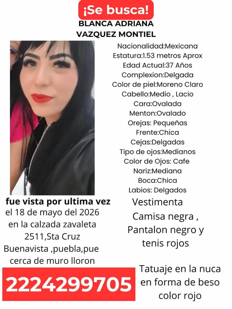Blanca Adriana Vázquez desapareció tras acudir a clínica Detox en Puebla; VIDEO muestra a empleados subirla a un auto 