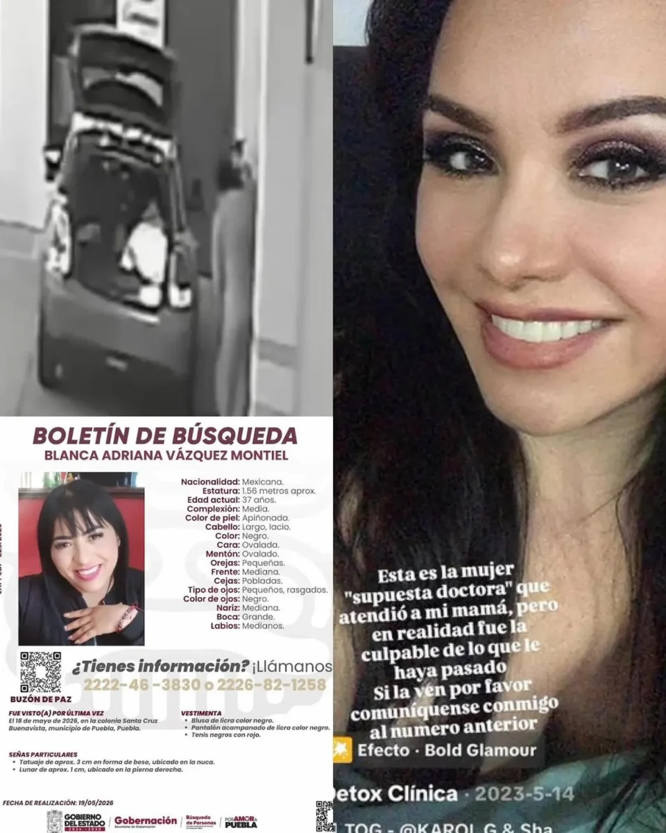 desaparición de Blanca Adriana Vázquez Montiel