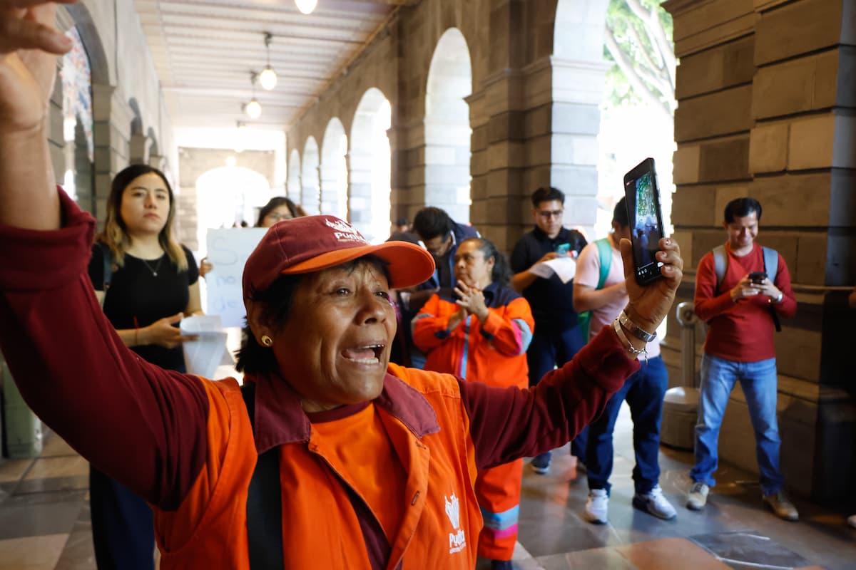 Aumento salarial a personal de limpia en Puebla
