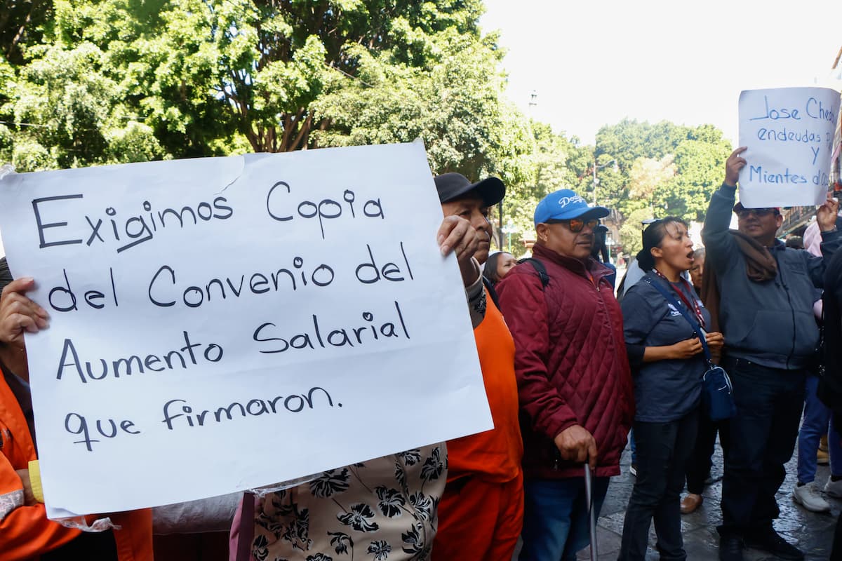 Aumento salarial a personal de limpia en Puebla