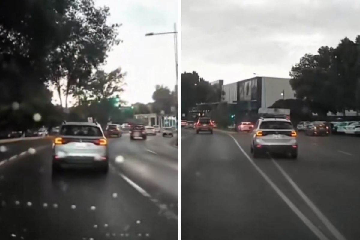 Montachoques en el bulevar 5 de Mayo intenta provocar accidente